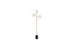 Miniatuur Full Moon gouden metalen vloerlamp 1