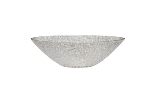 Fuyu transparante glazen kom maat L