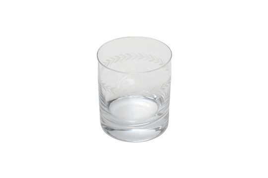Gegraveerd Laurier-whiskyglas