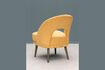 Miniatuur Gele stoffen fauteuil Cyrus 4
