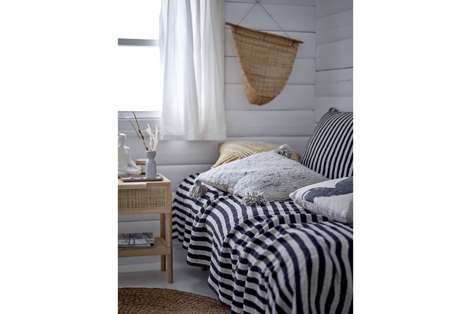 Een designer sprei van het Deense label Bloomingville