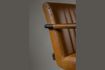 Miniatuur Gestikte fauteuil in cognac 13