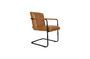 Miniatuur Gestikte fauteuil in cognac Productfoto