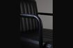 Miniatuur Gestikte fauteuil in zwart 5