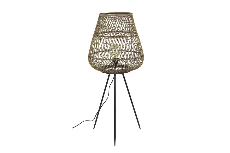 Gevlochten bamboe Tao-lamp Pomax