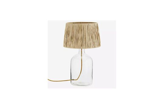 Glazen lampenkap Raffia
