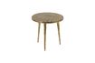 Miniatuur Gouden aluminium kolomtafel Macana 1