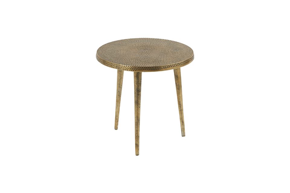Gouden aluminium kolomtafel Macana Athezza
