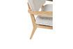 Miniatuur Grijze stoffen en houten fauteuil Haze 5