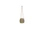 Miniatuur Groen en bruin geweven papieren hangmand Faye Productfoto