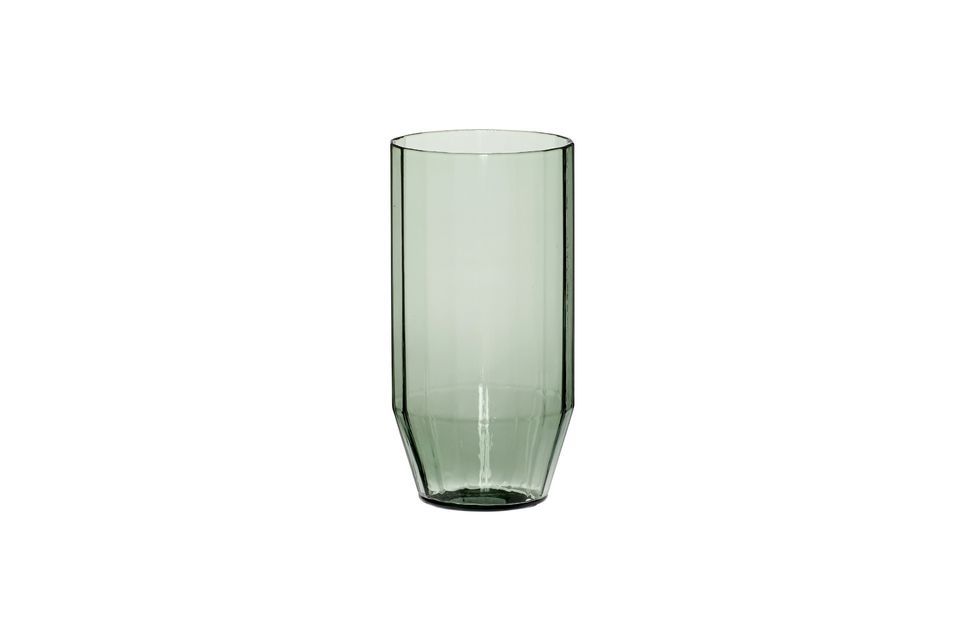 Groen glazen waterglas Aster Hübsch
