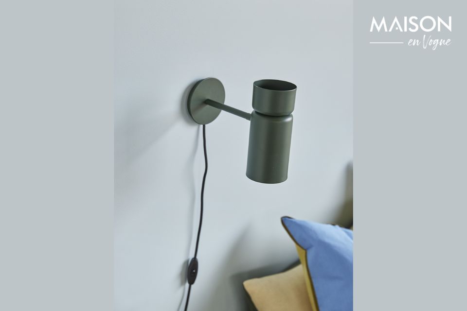 Groen ijzeren wandlamp Voyage Hübsch