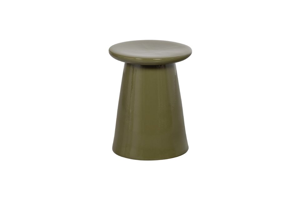 Groen keramisch krukje Button Vtwonen