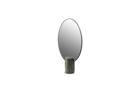 Groen marmeren spiegel Ovaal Productfoto