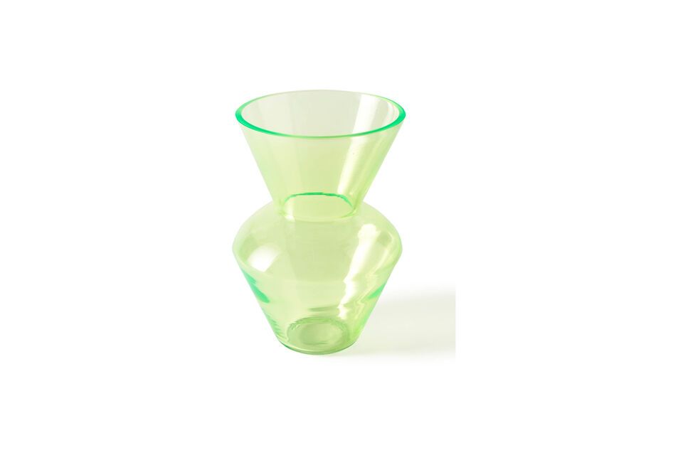 Groene glazen vaas Fat Neck Pols Potten