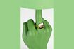 Miniatuur Groene harsen lamp What If 10