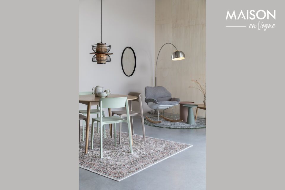Ontdek functionele elegantie met de groene kunststof stoel