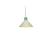 Miniatuur Groene Metalen Hanglamp Crayon 1