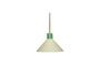 Miniatuur Groene Metalen Hanglamp Crayon Productfoto