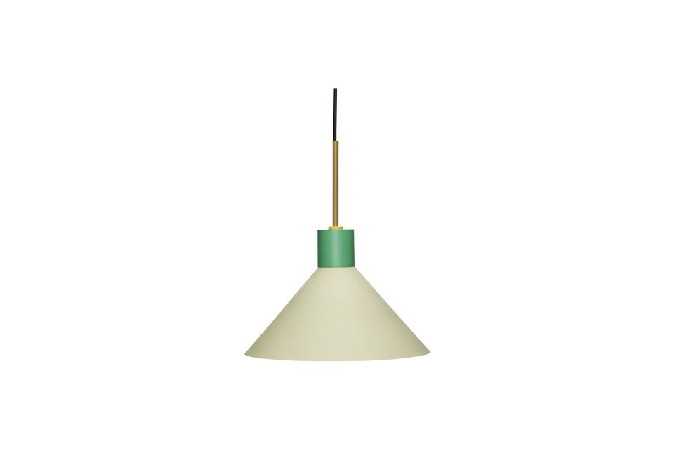 Groene Metalen Hanglamp Crayon Hübsch