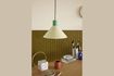 Miniatuur Groene Metalen Hanglamp Crayon 3