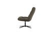 Miniatuur Groene polyester fauteuil met schapenvachteffect Job 5