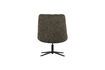 Miniatuur Groene polyester fauteuil met schapenvachteffect Job 6