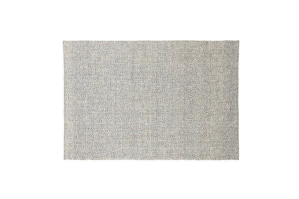 Groot beige fluwelen tapijt 200x300 Polli Normann Copenhagen