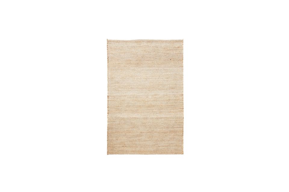 Groot beige stoffen tapijt Mara House Doctor