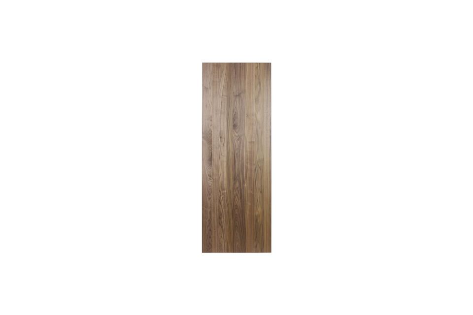 Met zijn robuuste ontwerp en warme bruine houtkleur is dit tafelblad ideaal voor het creëren van