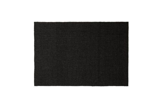Groot donkergrijs fluwelen tapijt 200x300 Polli Productfoto