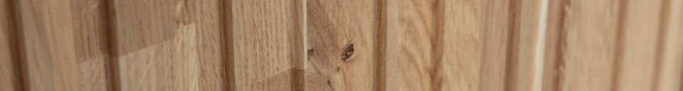 Benadrukte materialen Groot TV-meubel in beige eik New