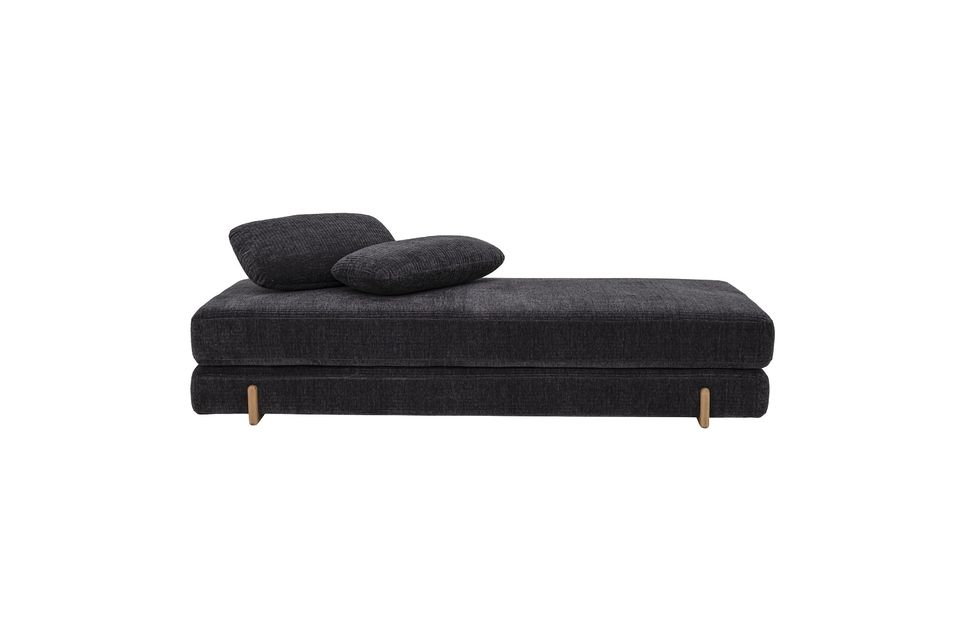 Multifunctioneel meubel dat kan worden gebruikt als chaise longue, sofa of slaapbank