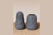 Miniatuur Grote grijze glasvezelpot Soignies 3