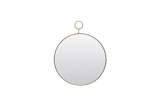 Grote messing spiegel The Loop Productfoto