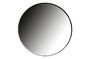 Miniatuur Grote ronde spiegel in zwart metaal Doutzen Productfoto