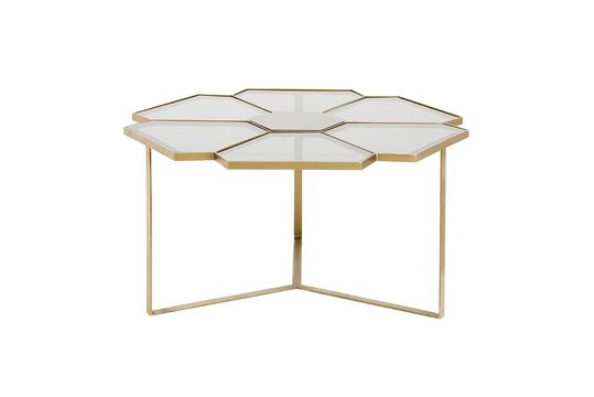 Grote salontafel met bloemen