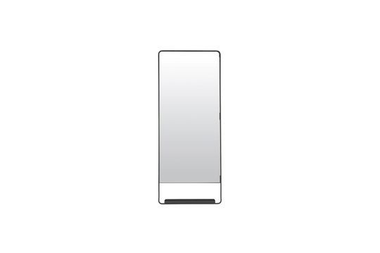 Grote spiegel met zwarte metalen plank Chic Productfoto