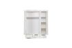 Miniatuur Grote witte Connect houten kast 6