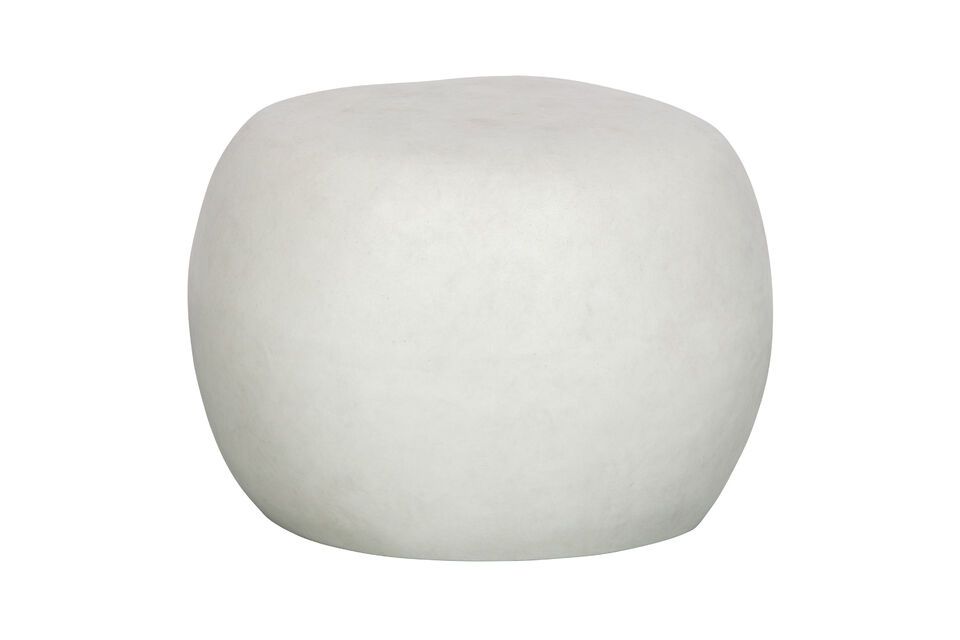 Grote witte vezelige klei salontafel Pebble Vtwonen