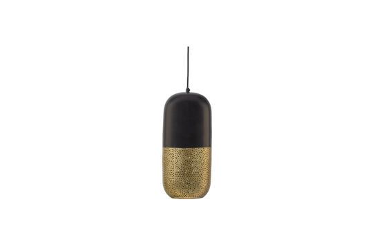 Grote zwarte en gouden metalen hanglamp Tirsa Productfoto