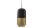 Miniatuur Grote zwarte en gouden metalen hanglamp Tirsa Productfoto