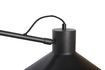 Miniatuur Grote zwarte metalen wandlamp Architect 2