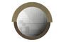 Miniatuur Hailey grote ronde beige spiegel Productfoto