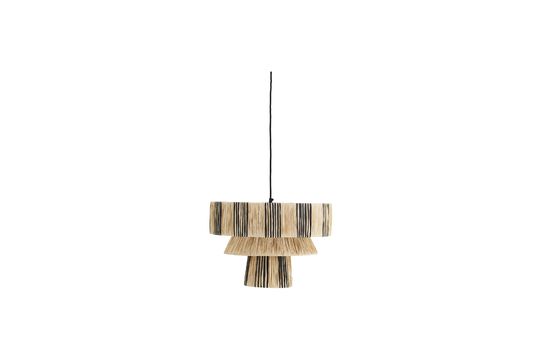 Hanglamp beige raffia Palma Productfoto