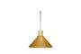 Miniatuur Hanglamp in amberkleurig metaal Crayon Productfoto