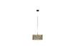 Miniatuur Hanglamp in beige bamboehout Isla 4