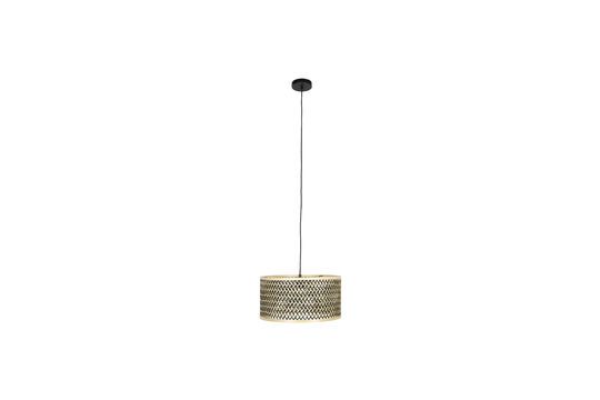 Hanglamp in beige bamboehout Isla