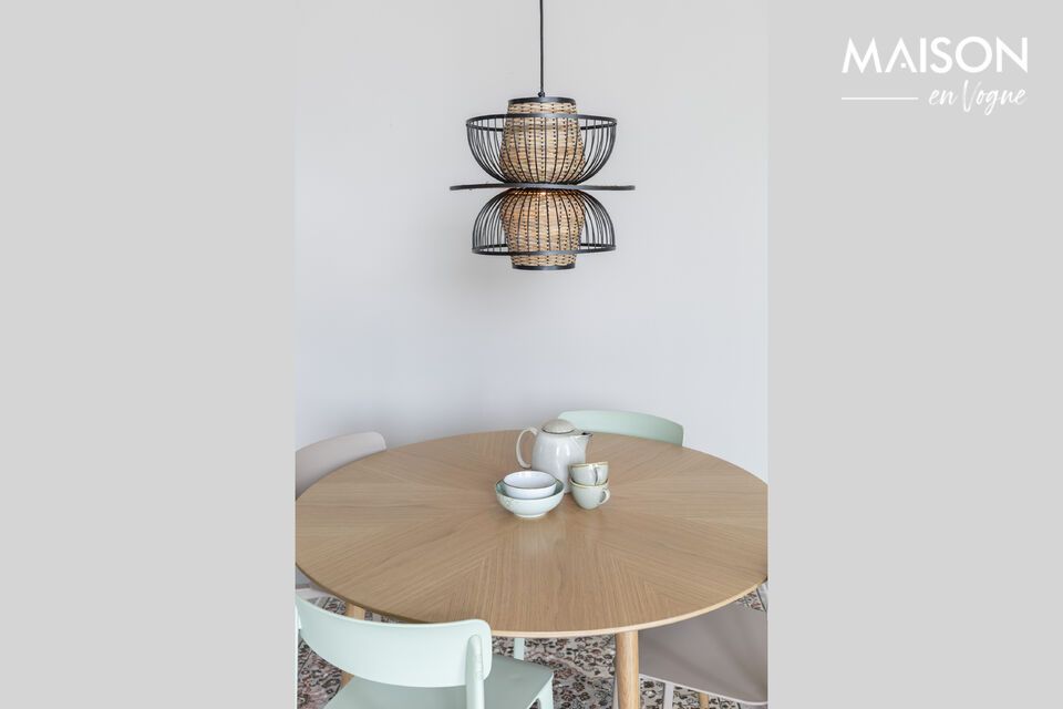 Het strakke ontwerp van de Carmen hanglamp zorgt ervoor dat hij harmonieus in je interieur past