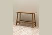 Miniatuur Hazor donkerhouten console 1